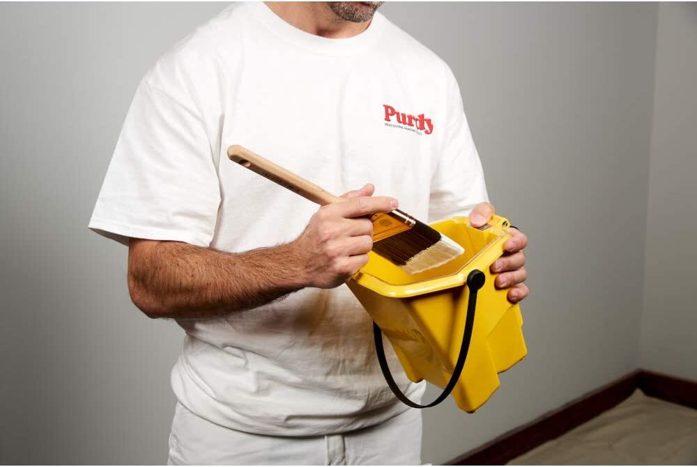 Purdy Painter's Pail Mini Roller Multi Grip Handle with Brush Magnet