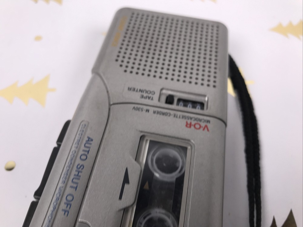Sony M-530V VOR Microcassette Corder Recorder.