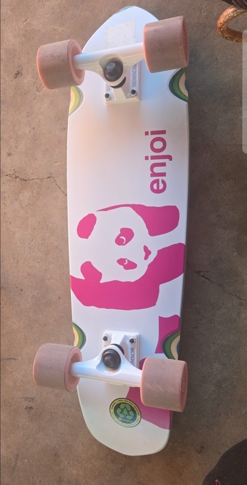Enjoi Whitey Panda 28" Cruiser Skateboard w/Tensor Trucks - Complete
