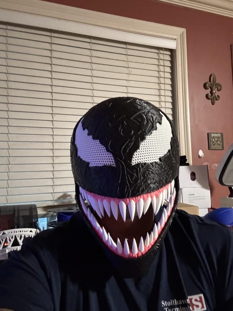 Venom Mask-3D printed
