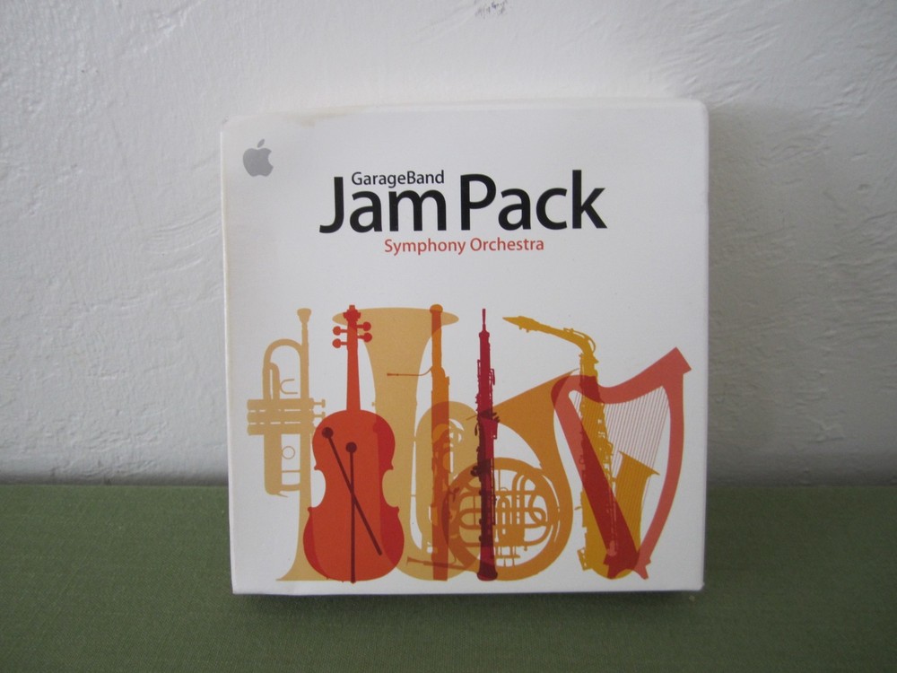 Apple GarageBand Jam Pack Symphony Orchestra Two Discs Install Disc 1 & 2