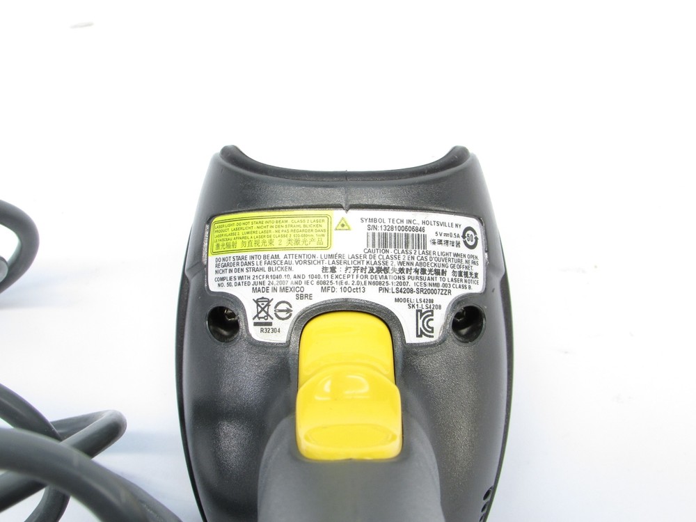 Symbol LS4208 Wired Laser Barcode Scanner W/ USB Cable LS4208-SR20007ZZR