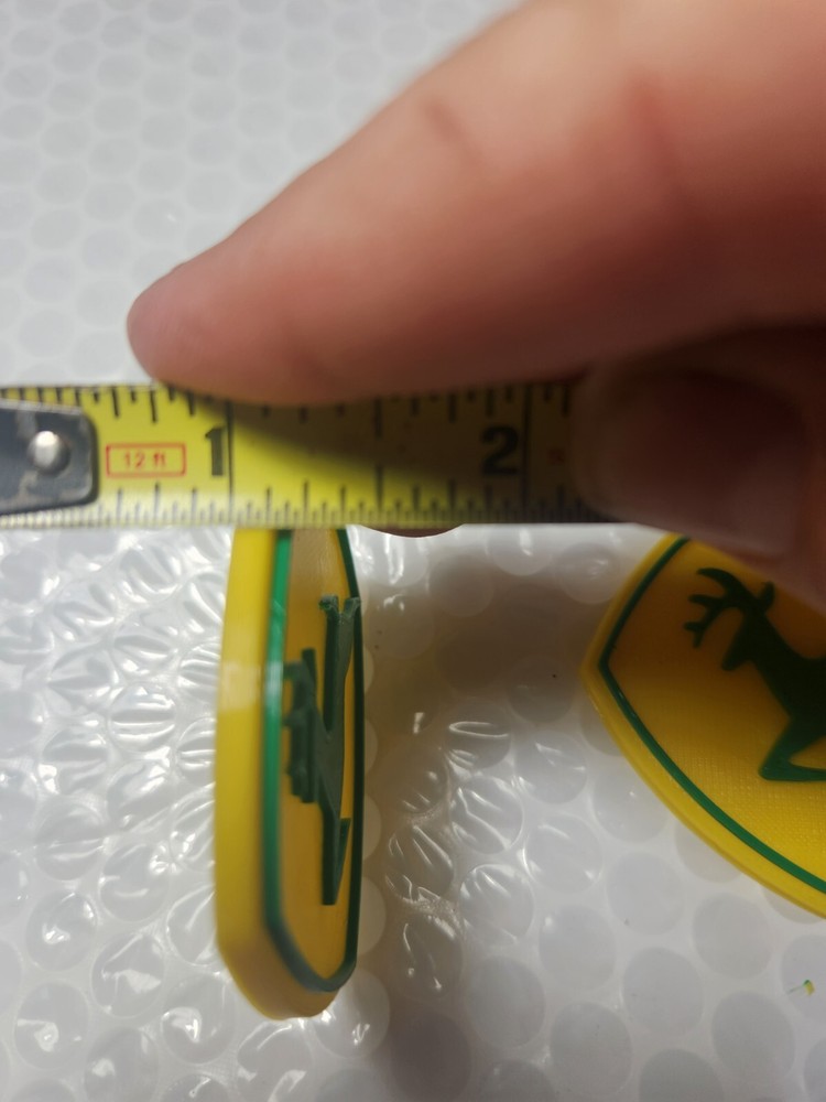 John Deere Custom 3d Printed Key Chain's