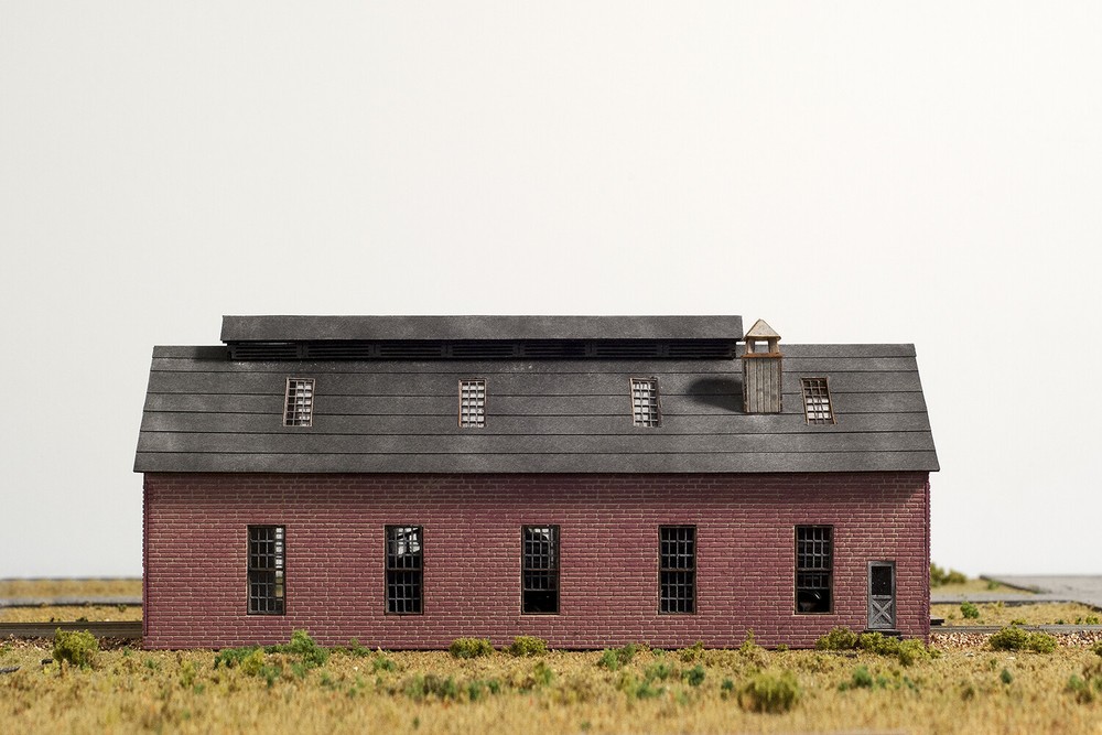 Laser Cut N Scale 2 Stall Engine House Building KIT.