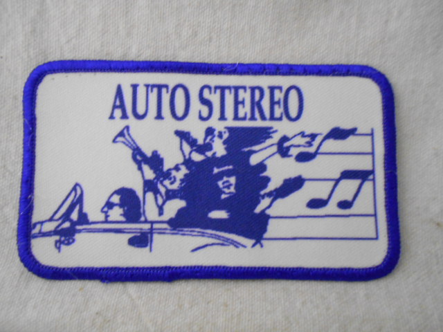 AUTO STERO  USED COMPANY PATCH TAG