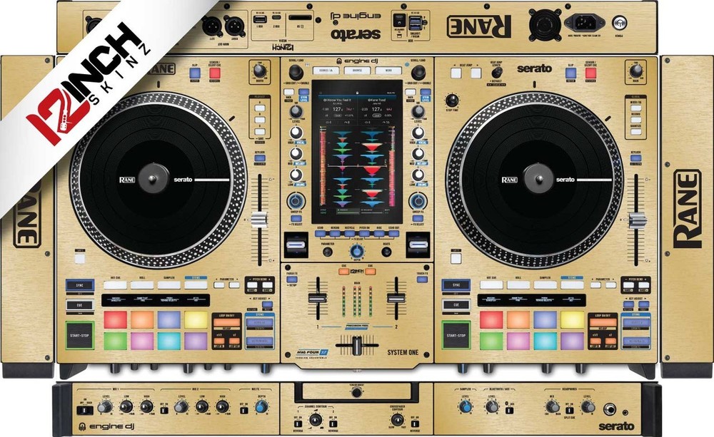 Rane System One Skin - Brushed Gold