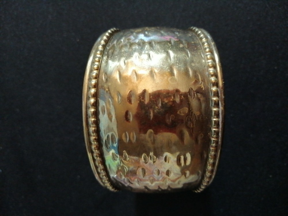 India Brass Tone Cuff Bracelet