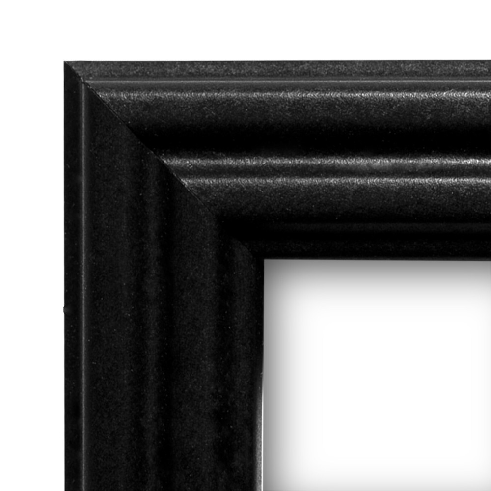 US ART Frames 0.75" Black Solid Poplar Wood Picture Poster Frames S-B