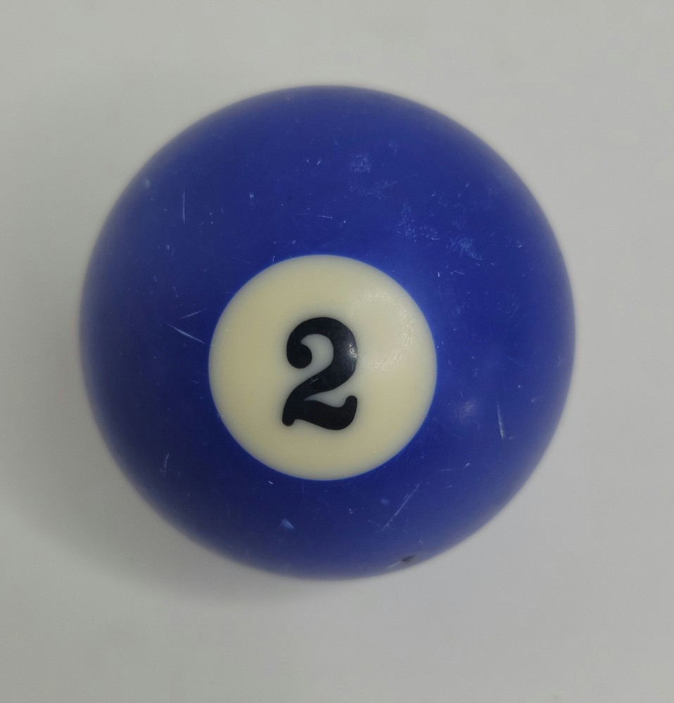 Replacement Pool Ball Billiards #2 - 2-1/4" Vintage