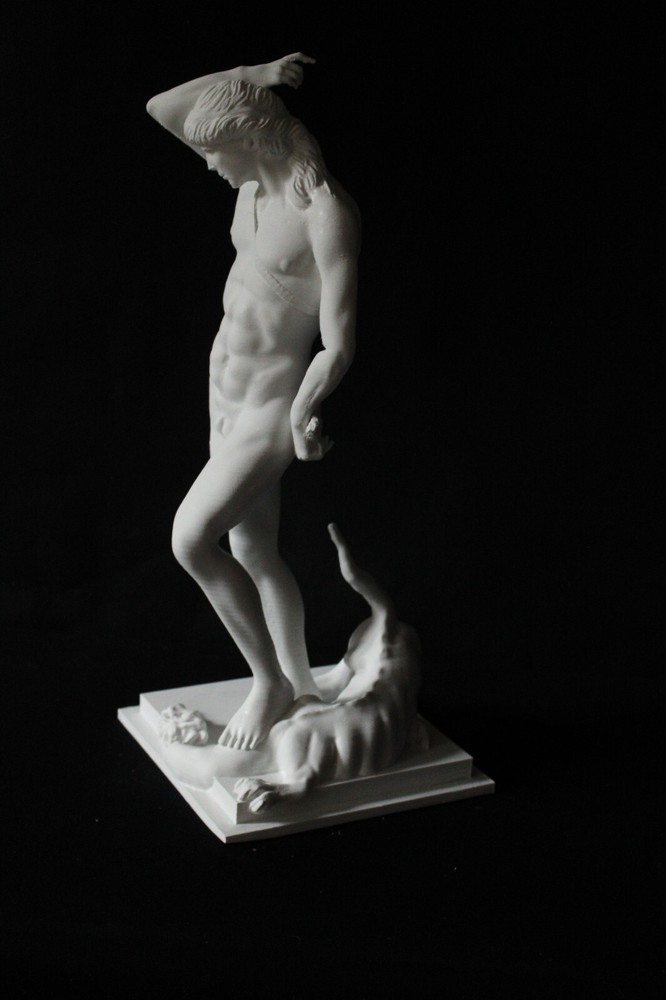 Apollo slaying Python Sculpture. ''20/50cm Big size desk gadget
