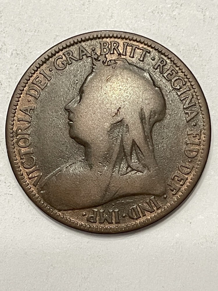 1896 Great Britain Half Penny