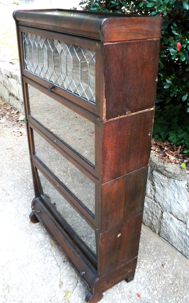 Oak Lundstrom Stacking Sectional Bookcase