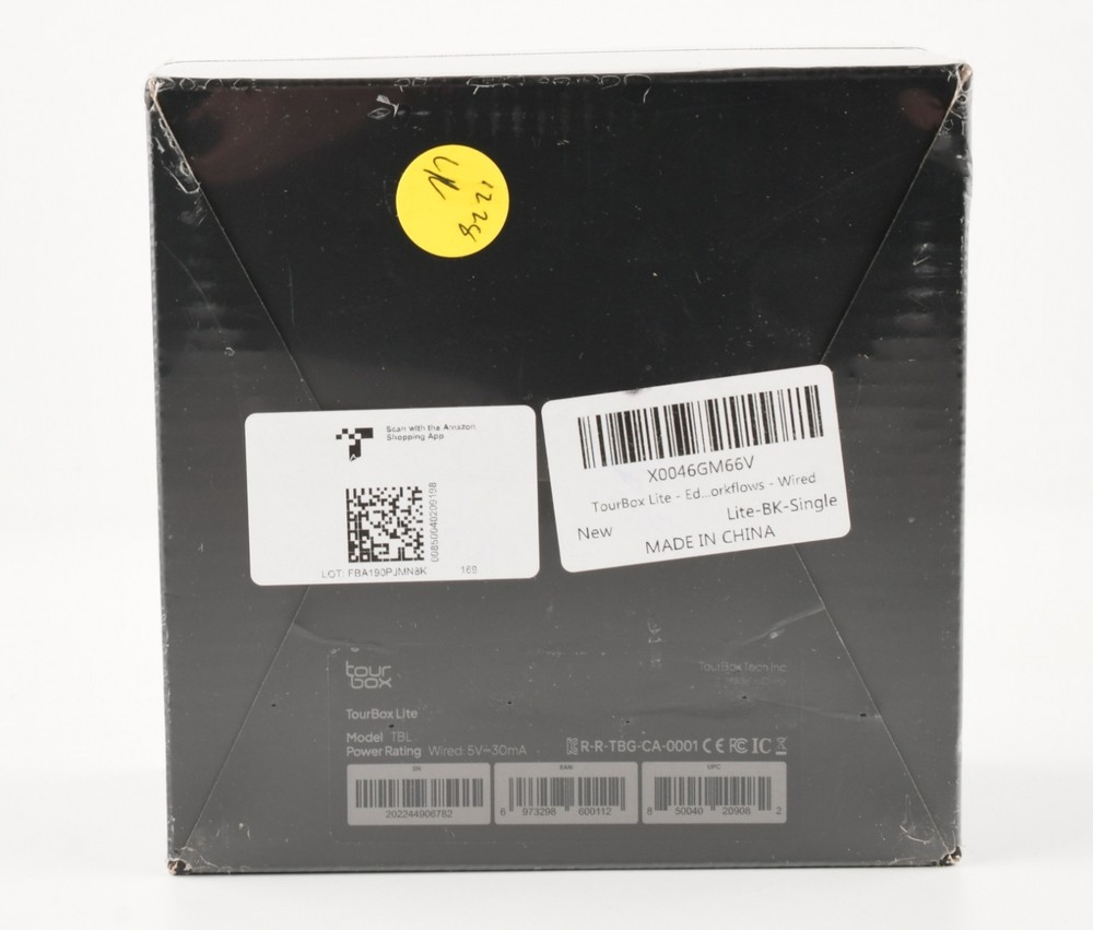 *TourBox Lite Black Wired Editing Console