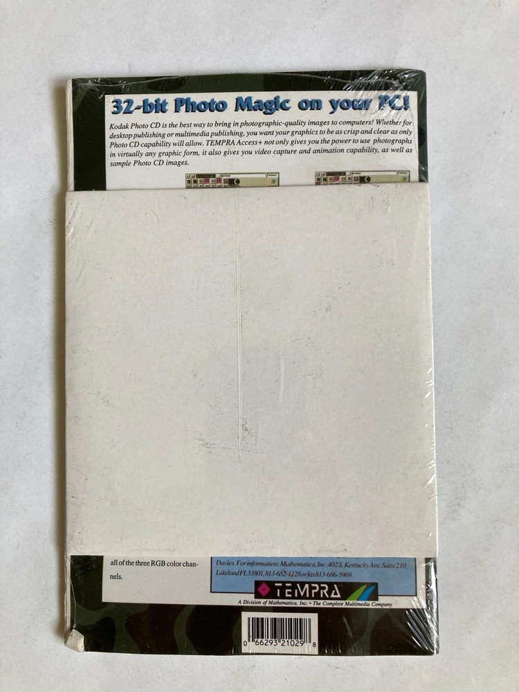 Tempra Access Plus IBM/PC CD-Rom New & SEALED