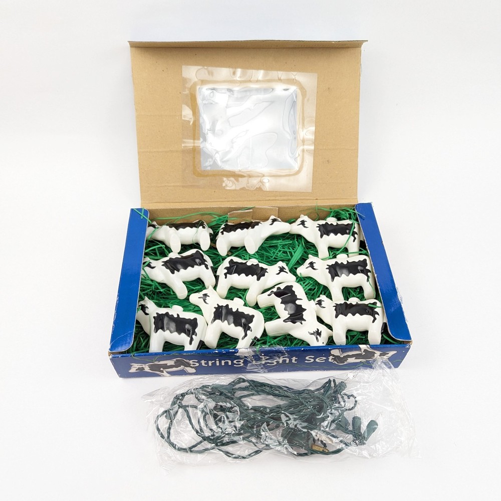 Cow Herd-A-Herefords 1993 Primal Lite Patio String Light Set