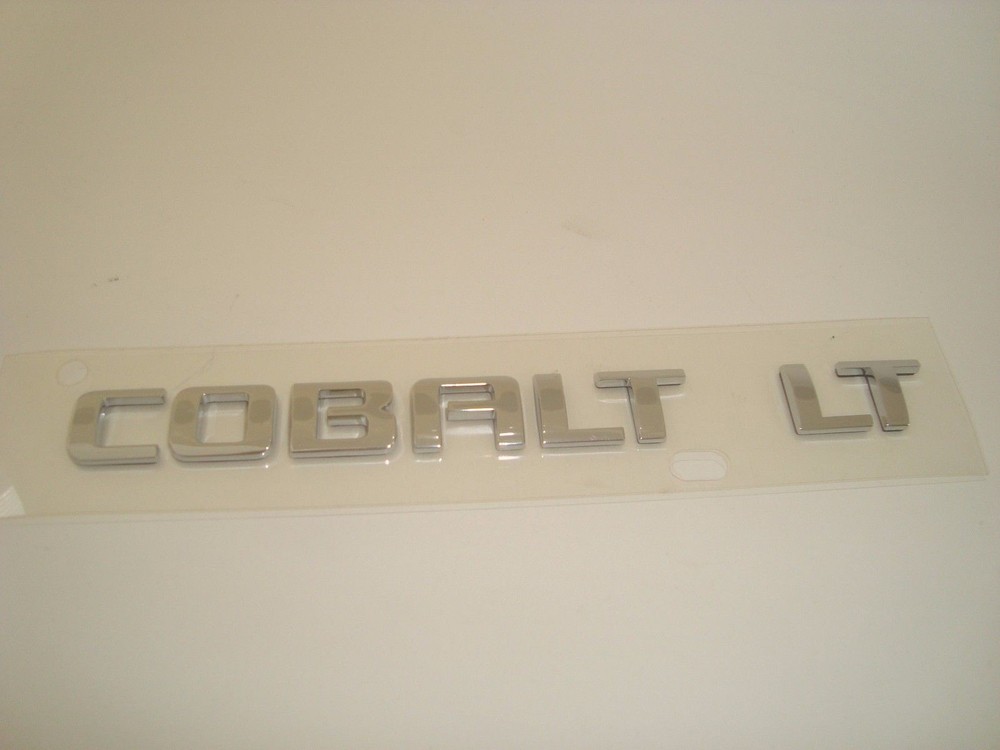 NEW CHROME COBALT LT SCRIPT EMBLEM CHEVROLET SS IMPALA CAPRICE CLASSIC