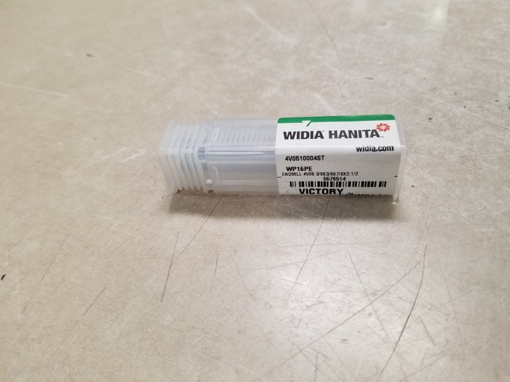 Widia 5576514  3/8" Solid Carbide Square End Mill