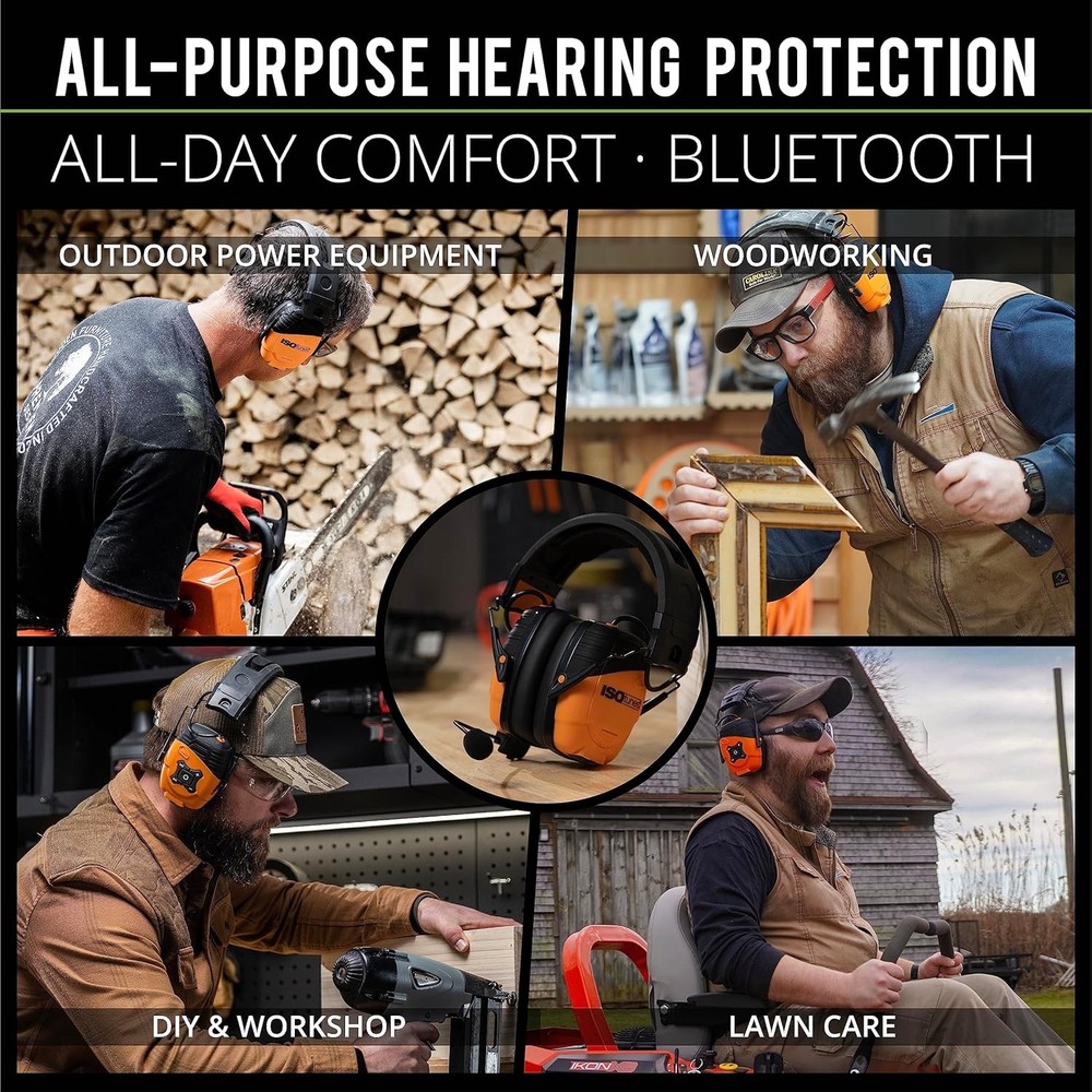 ISOtunes LINK Bluetooth Earmuff 25NRR Safety