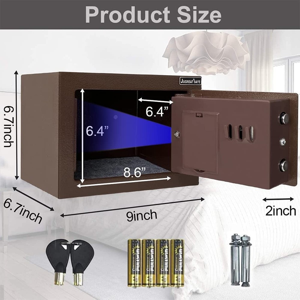 Safe Box with Sensor Light,Electronic Digital Security Safe Steel Constructio...