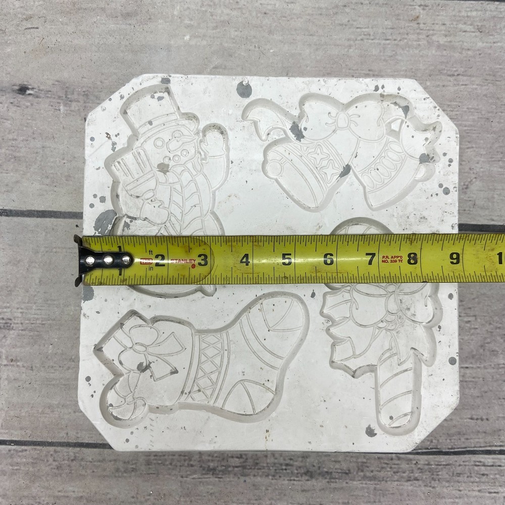 2005 Riverview Ceramic Casting Mold Christmas Open Pour #1048