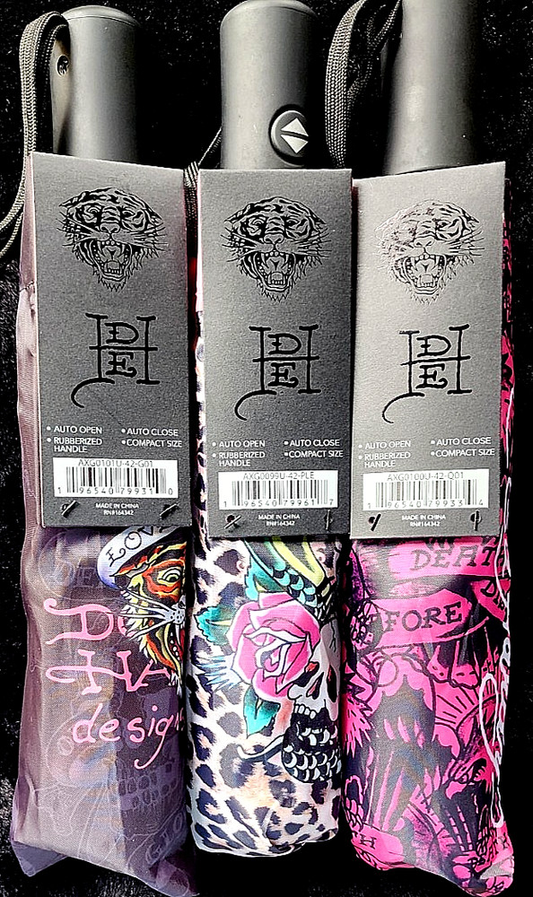 ED HARDY COMPACT UMBRELLAS  $26 EACH