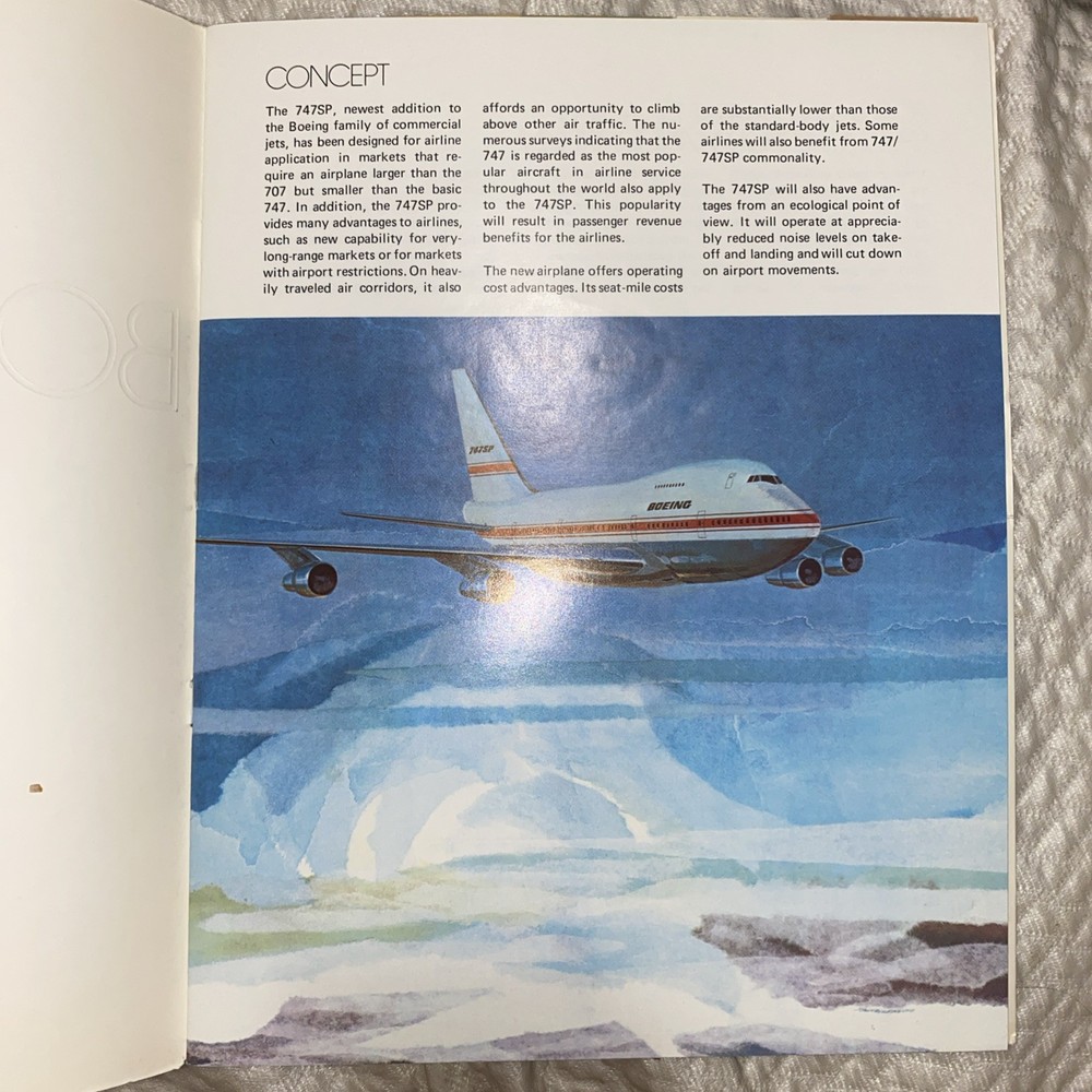 Boeing 747 SP Brochure