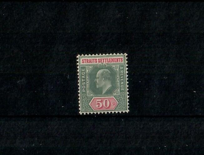 STRAITS SETTLEMENTS 1904 50c SG 135 MLH