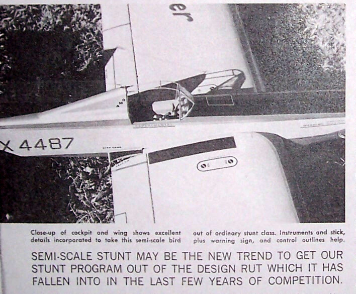 Aldrich AG-1 DUSTER PLAN + CONSTRUCTION ARTICLE for 54" UC Stunt Model Airplane