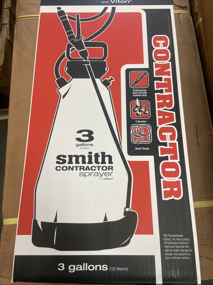 DB SMITH 190217 Shoulder Strap Sprayer, 3 Gal.
