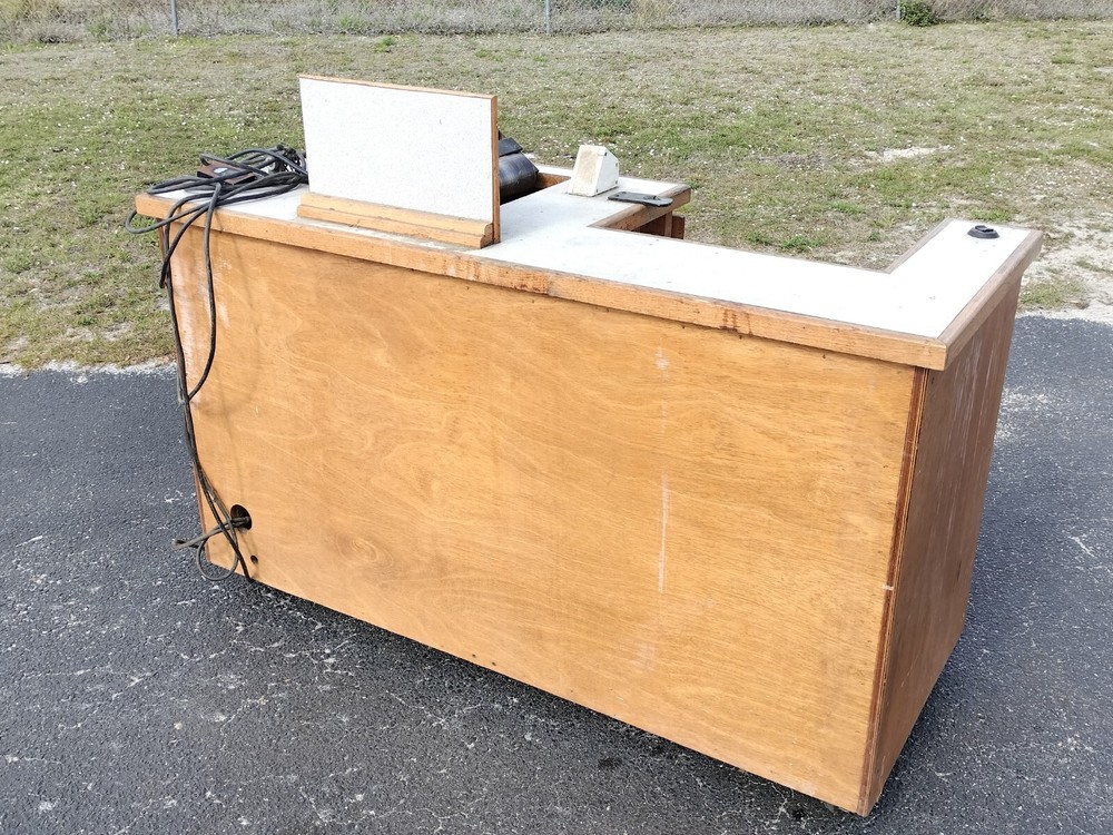 Custom Leeson Speedmaster Roller Press Table w Motor + Gearbox - 4 Cable or Wire