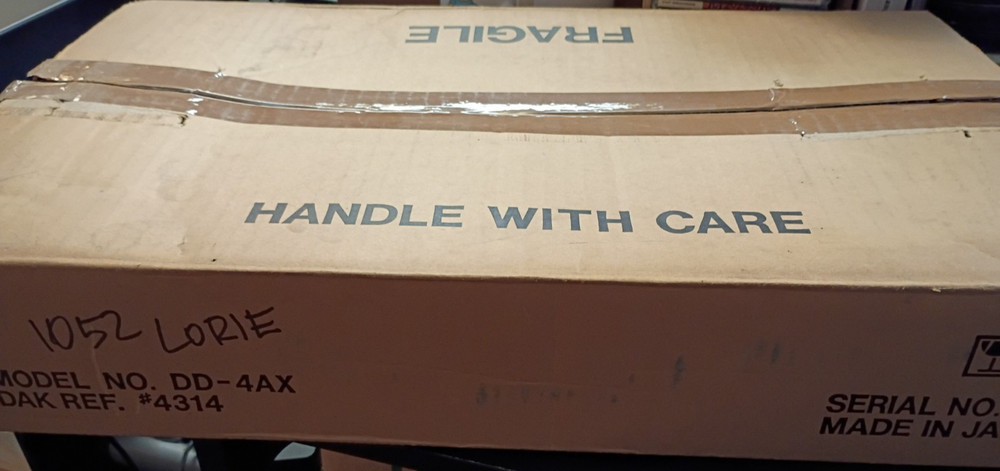 ADC DD-4AX Stereo Digital Delay Processor COMPLETE IN BOX, POWERS ON LOOKS GOOD