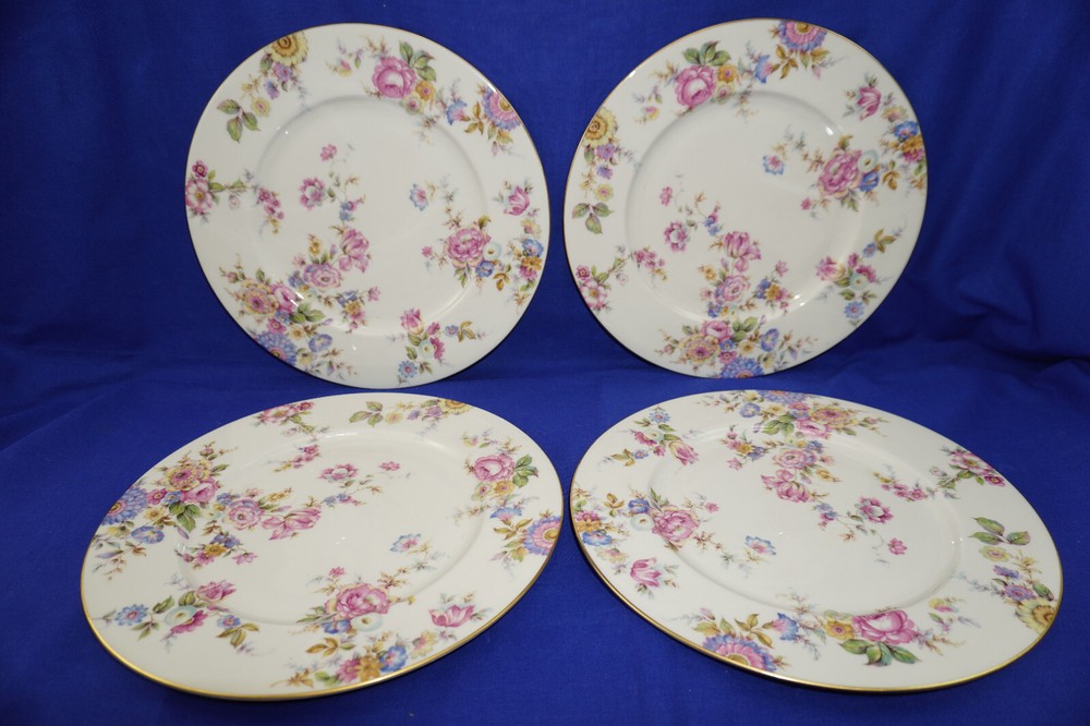 Castleton Sunnybrooke (4) Dinner Plates, 10 3/4"  (B54)
