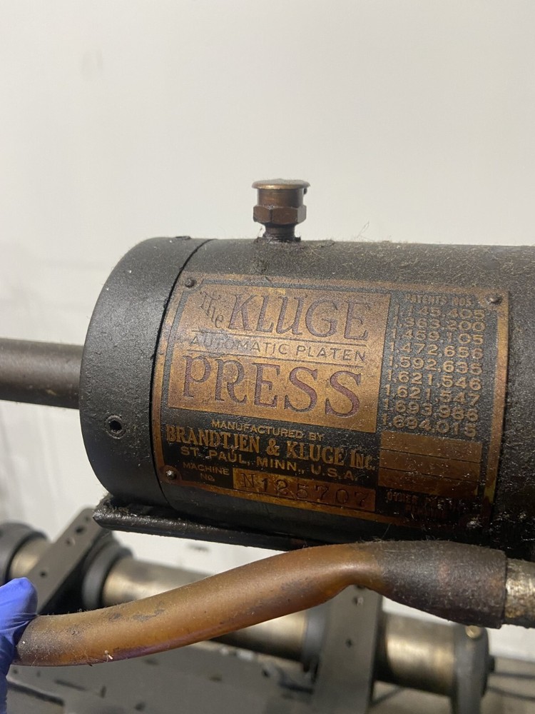 Vintage Kluge Letterpress