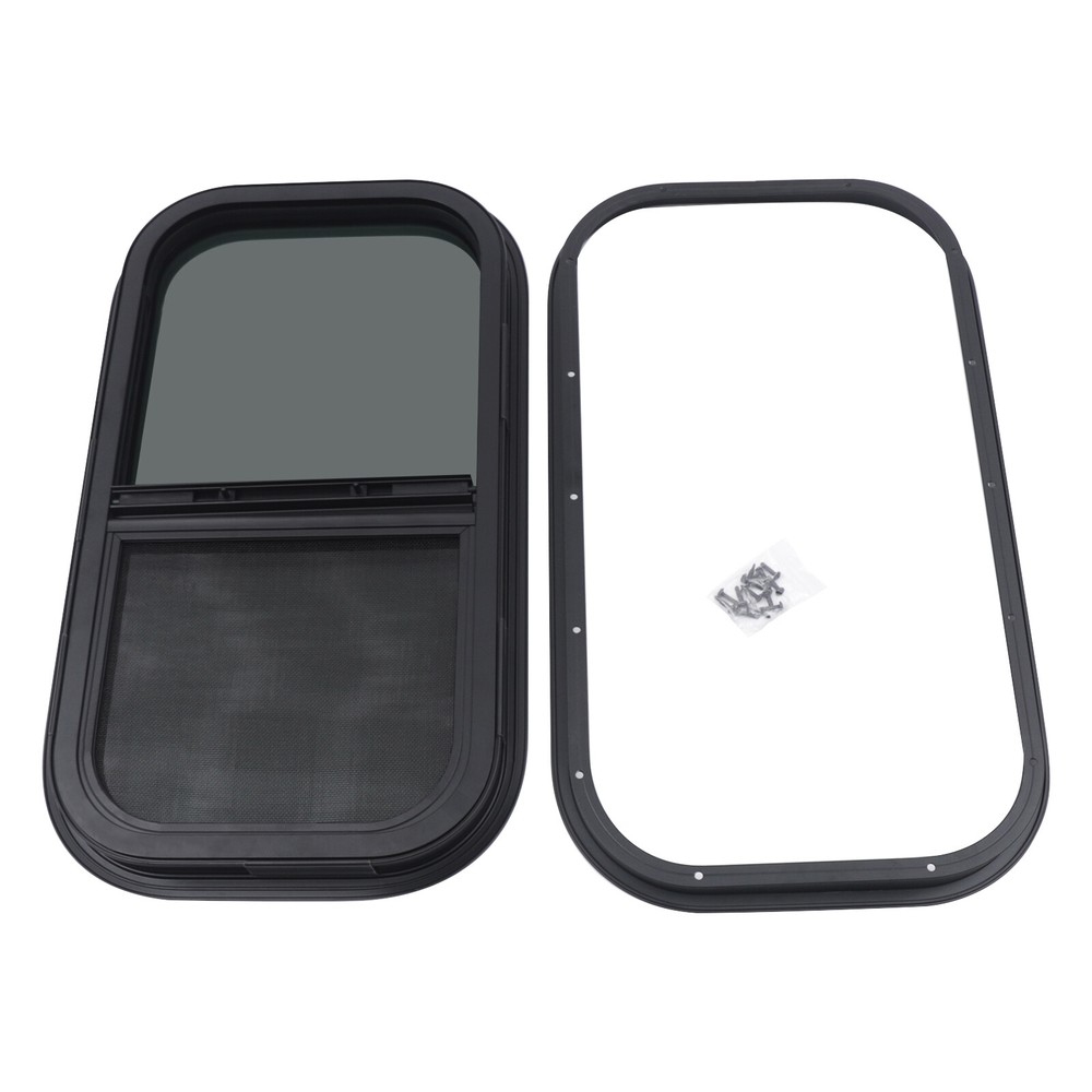 Trailer Window Vertical For RV Camper Teardrop Cargo Vertical Sliding Windows