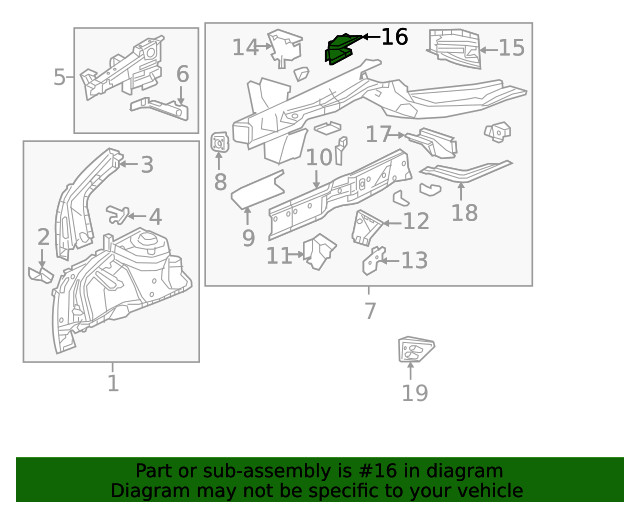 Genuine GM Panel Support 13393879