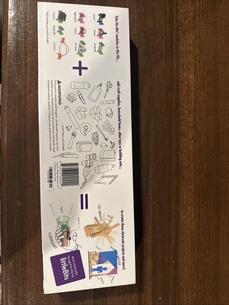 LittleBits Base Kit 10 Modules Learn Circuits In Seconds Build Projects Bits TED