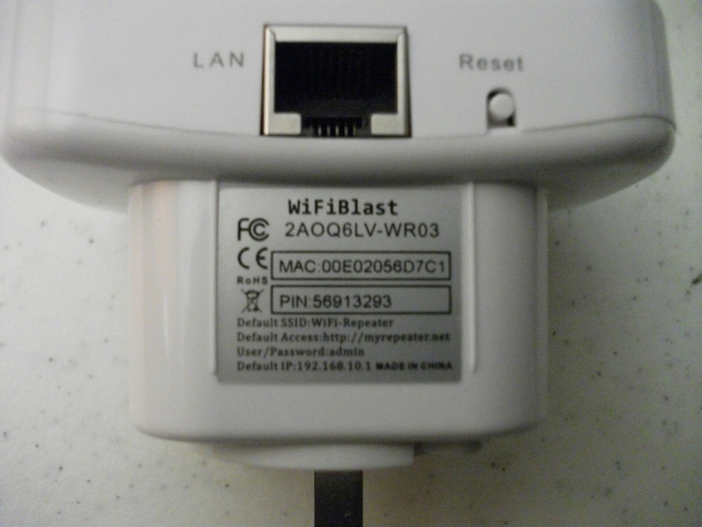 WiFi Blast Wireless Repeater WiFi Range Extender 300Mbps Amplifier WiFi Boosters