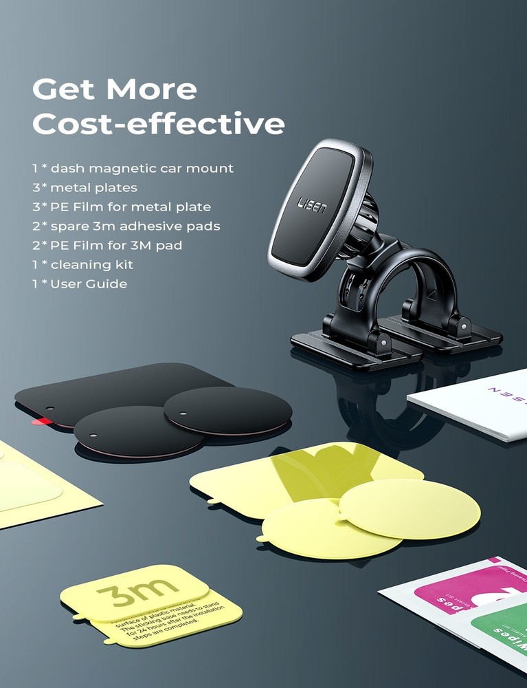 Lisen Dashboard Magnetic Bracket Phone Holder