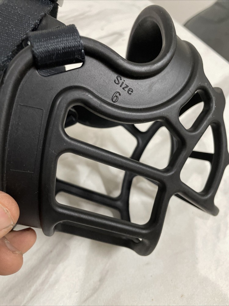 Dog Muzzle, Basket Muzzle Anti Biting Chewing, Large Breed Lightweight size 6