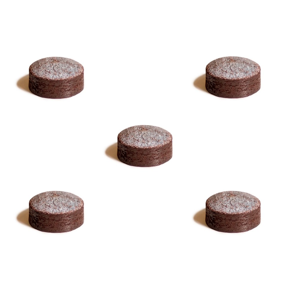 Triangle Billiard Pool Cue Tips - 14 mm, Pack of 5