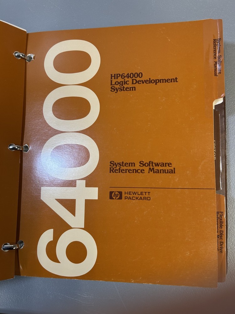 HP 64000 Development System Set of Manuals