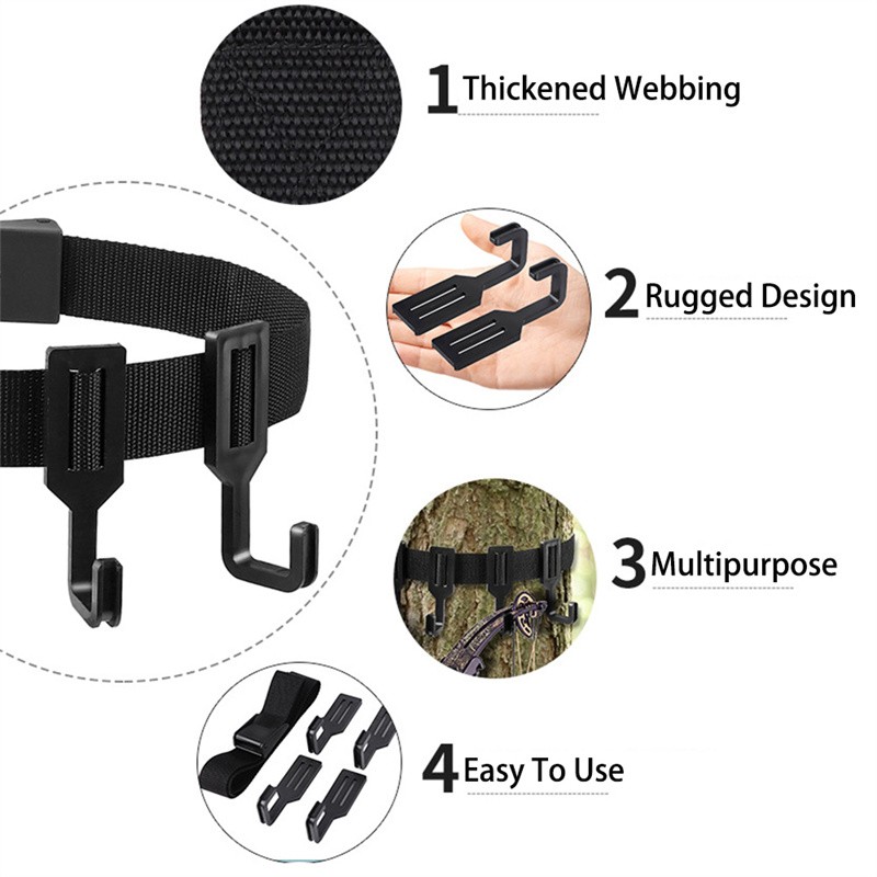 Plastic hooks Tree hooks For Hunting Outdoor Use Hooks Bow Combo Hanger