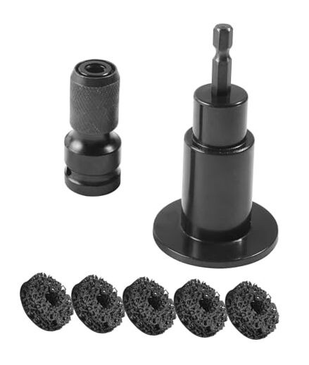 Wheel Hub Cleaning Tool,Car Accessories Wheel Stud Cleaner Kit with 5