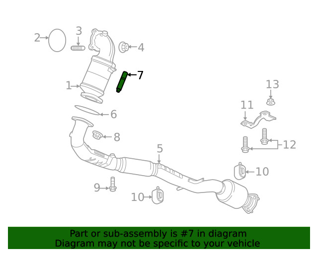 Genuine GM Exhaust Stud 11547306