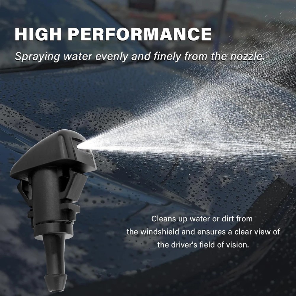 2PCS Front Windshield Washer Nozzle Compatible with Chrysler Dodge Ram,Car Winds