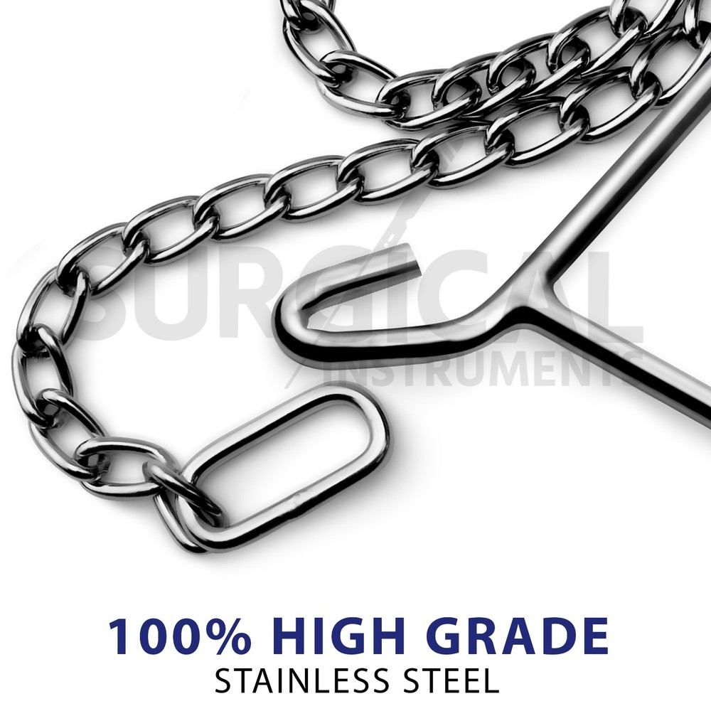 OB Handle/Grip Ideal Instruments Blue Polycoated OB Chain Handle Calving German