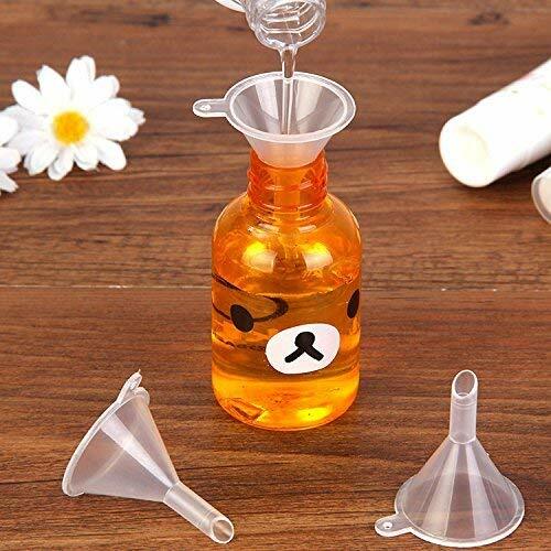 10pcs Small Plastic For Perfume Diffuser Bottle Mini Liquid Oil Funnels Lab US