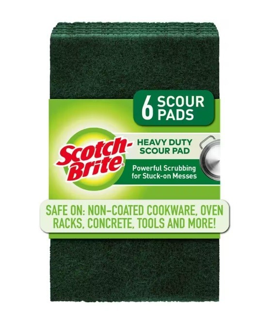 Scotch-Brite Heavy Duty Scour Pad (6-Count)