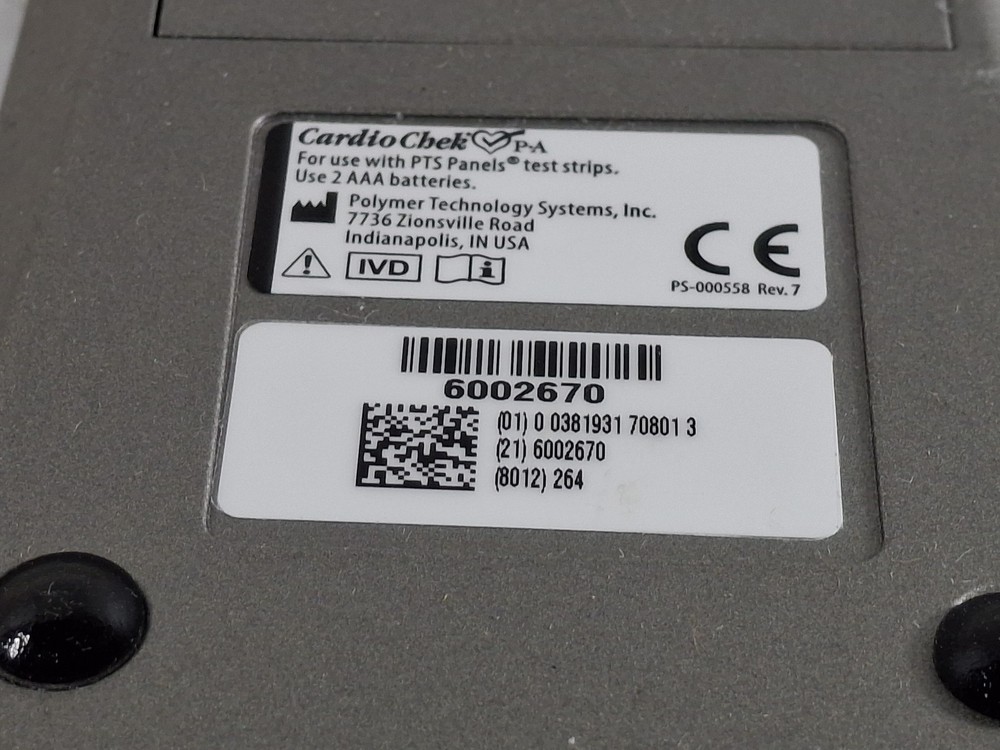 Polymer Technology Systems, Inc. CardioChek PA Analyzer