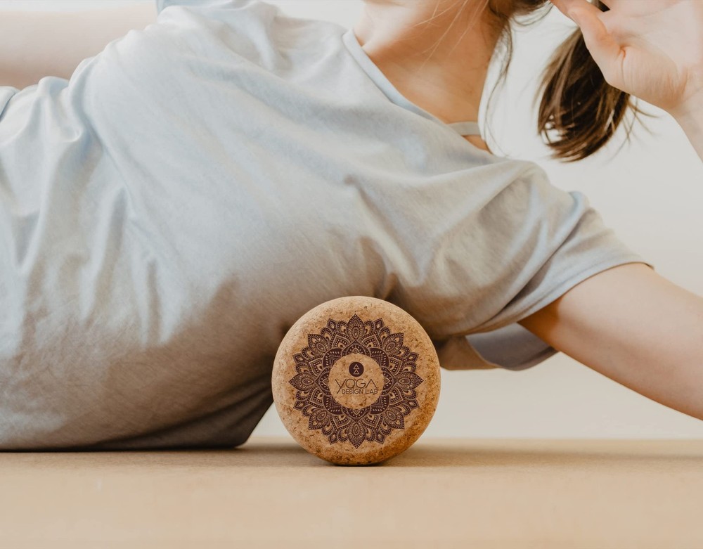 Yoga Design LAB Cork Roller - Release Tight Muscles, Improve Circulation